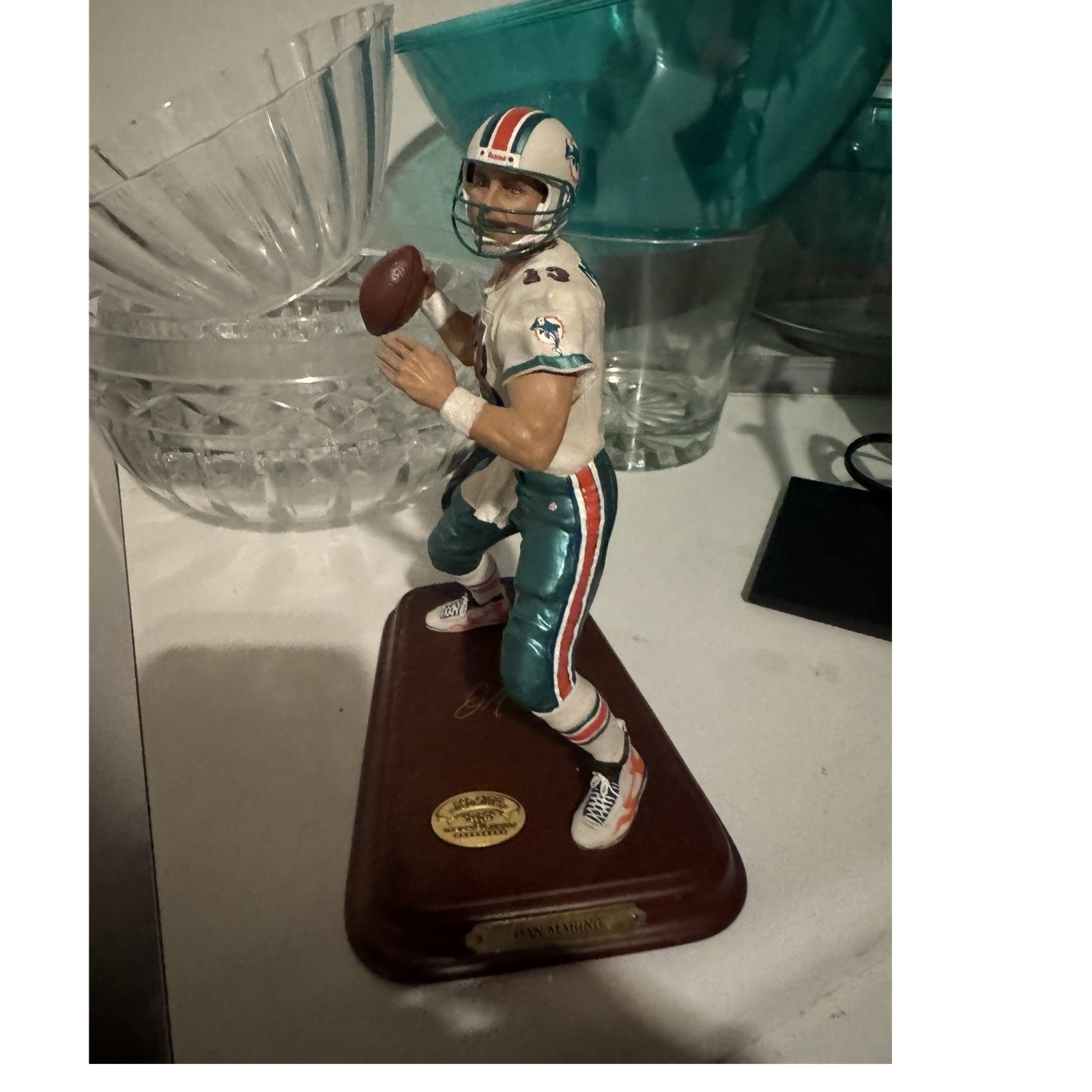 Danbury Mint Dan Marino #13 Miami Dolphins Hand Painted Figurine