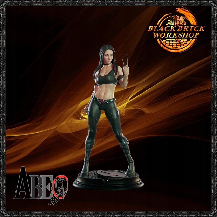 X-23 UNPAINTED Abe 3D – 1/24 (75mm) Scale (SFW ) 3D Print