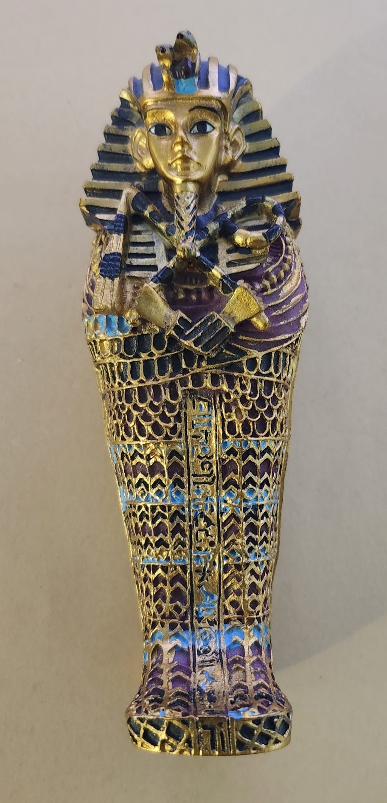 King Tut Sarcophagus & Anubis miniatures – from Cairo, Egypt