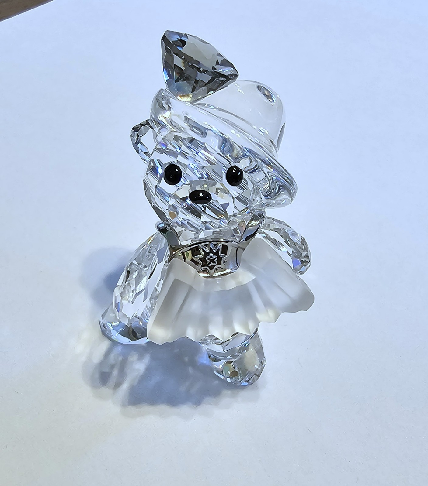 🪗 Swarovski Crystal 2007 L.E. Fritz German Kris Bear Figurine, Accordion, NIB