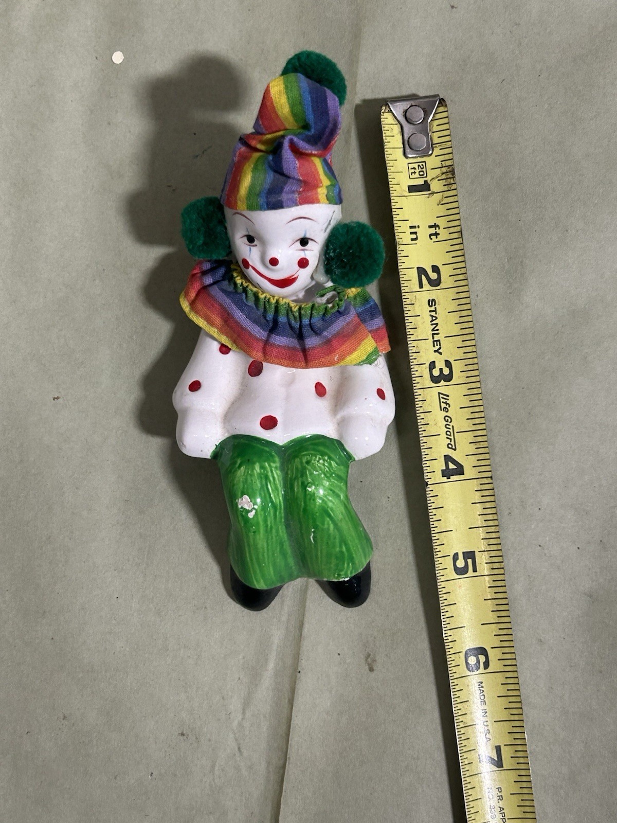 4 Porcelain Clown Figures 1 Lefton 1 House Of Global Art 2 Unmarked