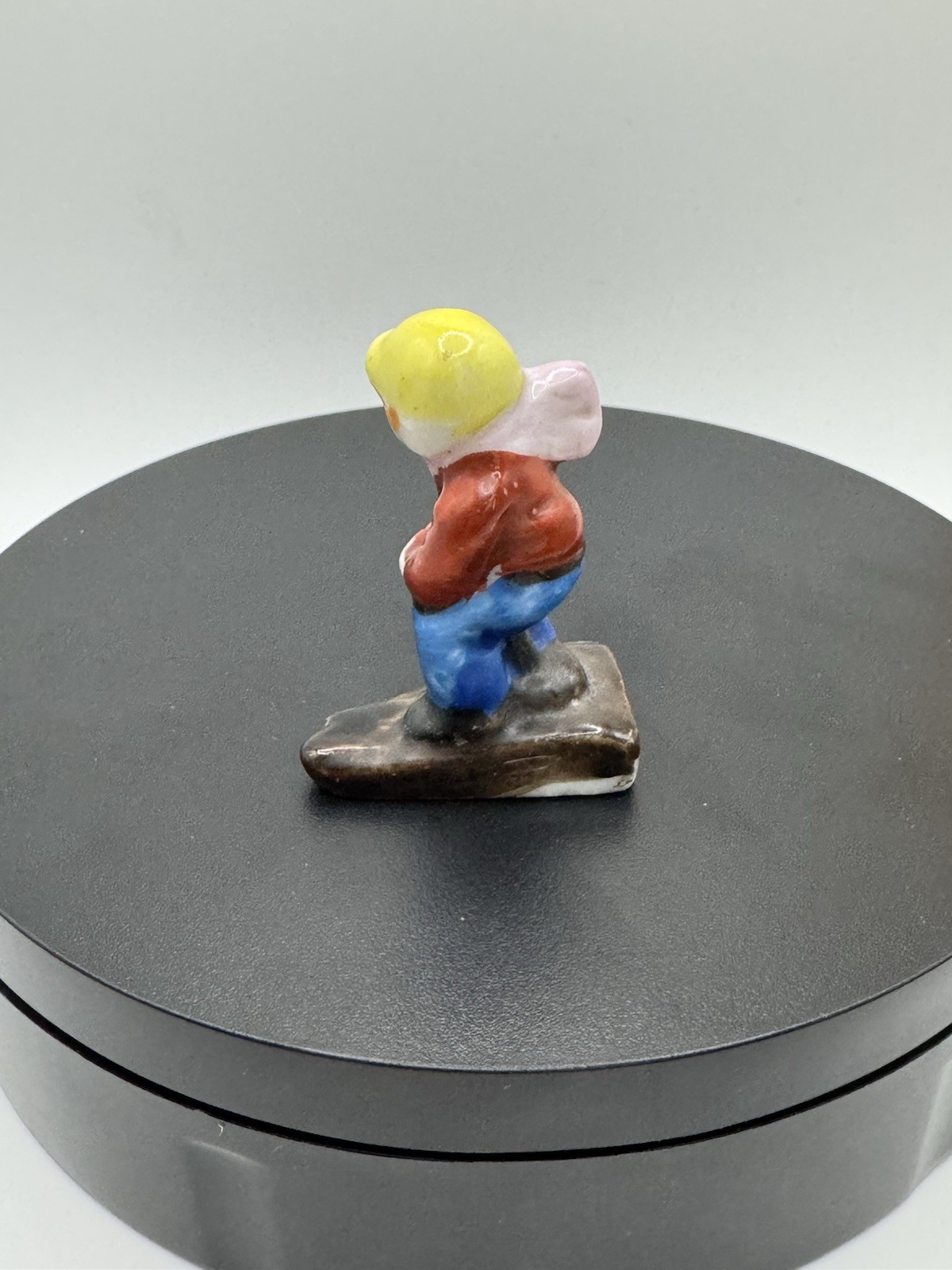 Vintage Made In Occupied Japan Little Boy With Yellow Hat Figure 2”