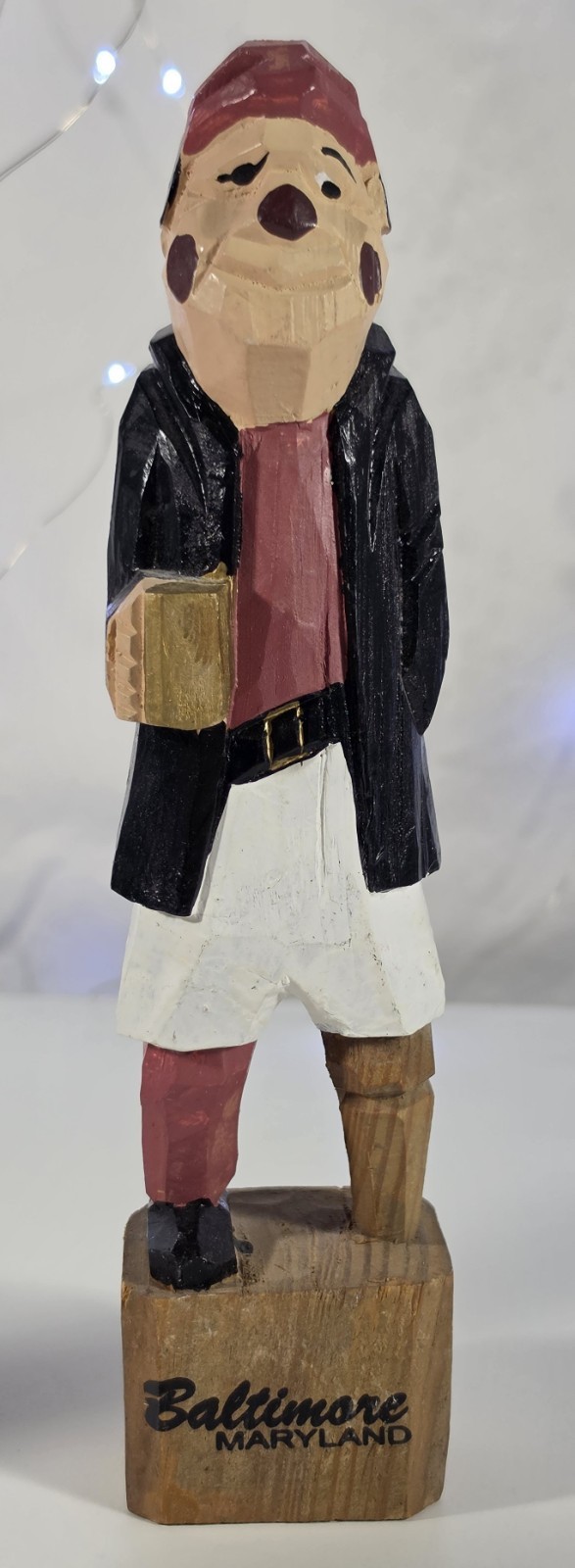 Lot of Vintage Hand Carved Sea Themed Men Nautical Folk (B15)