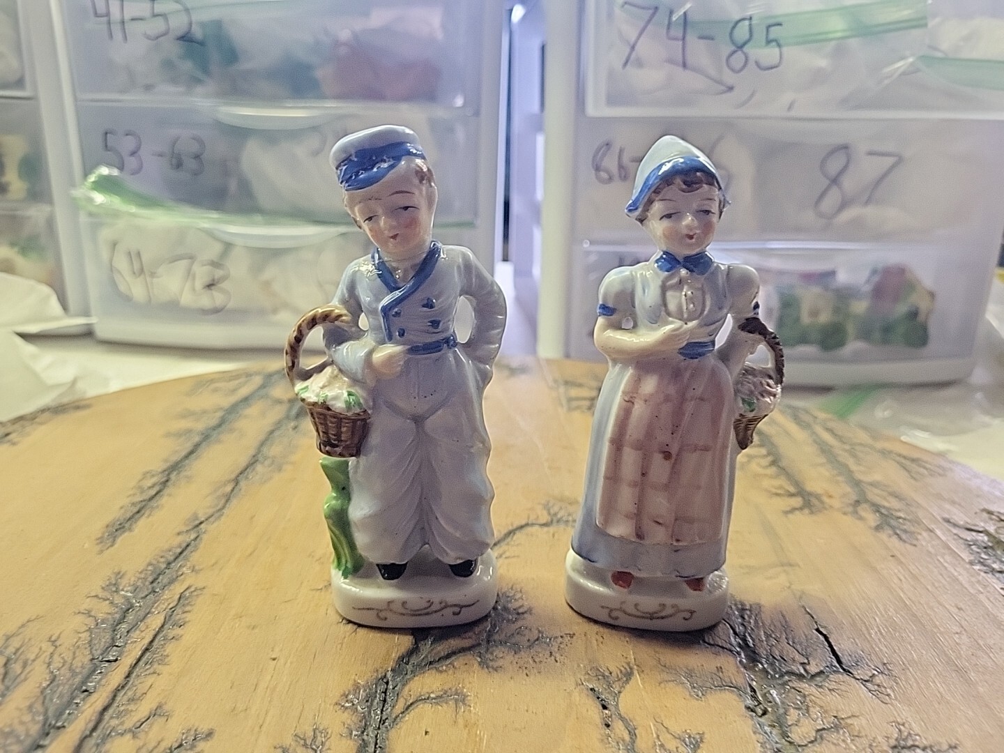Vintage Dutch Boy and Girl Figurines Made In Japan