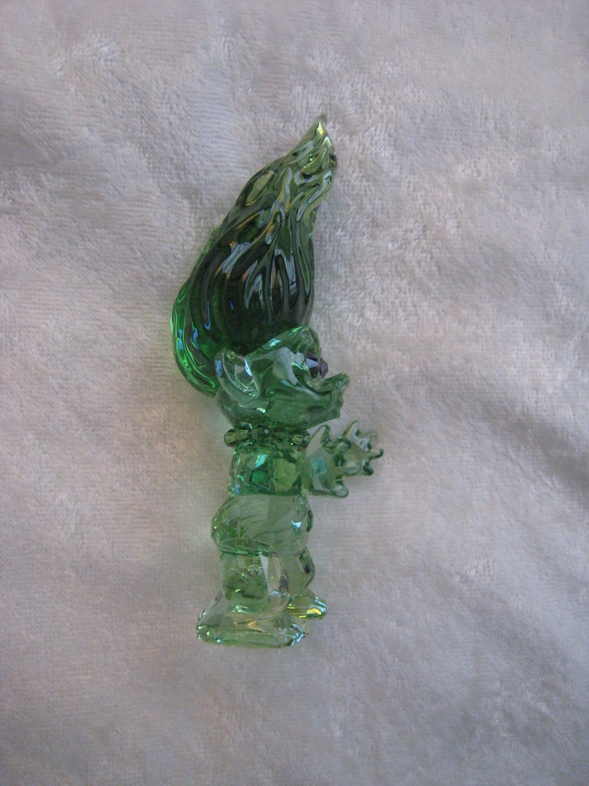 Swarovski/DreamWorks Color Green Crystal Figurine “Good Luck Troll ” 2024 MIB