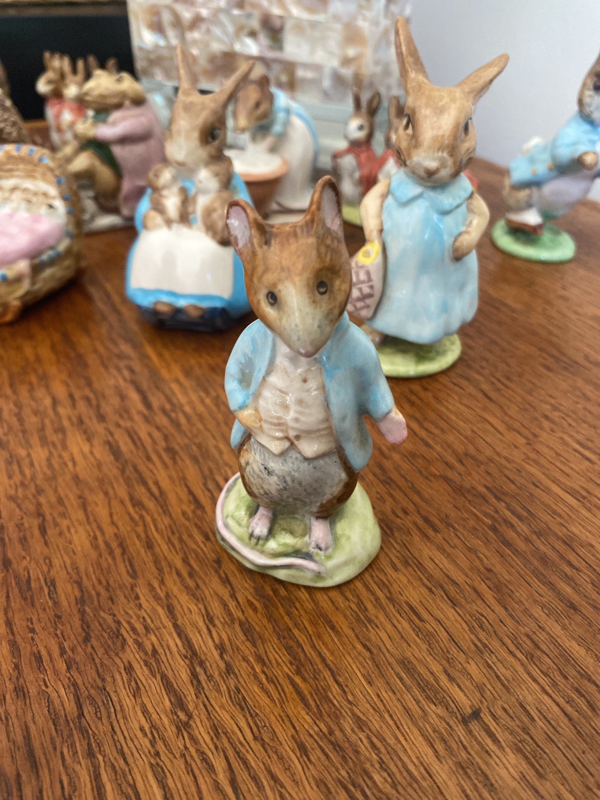 Vintage Beswick Emgland Beatrix Potter Johnny Town-Mouse Figurine Copyright 1954