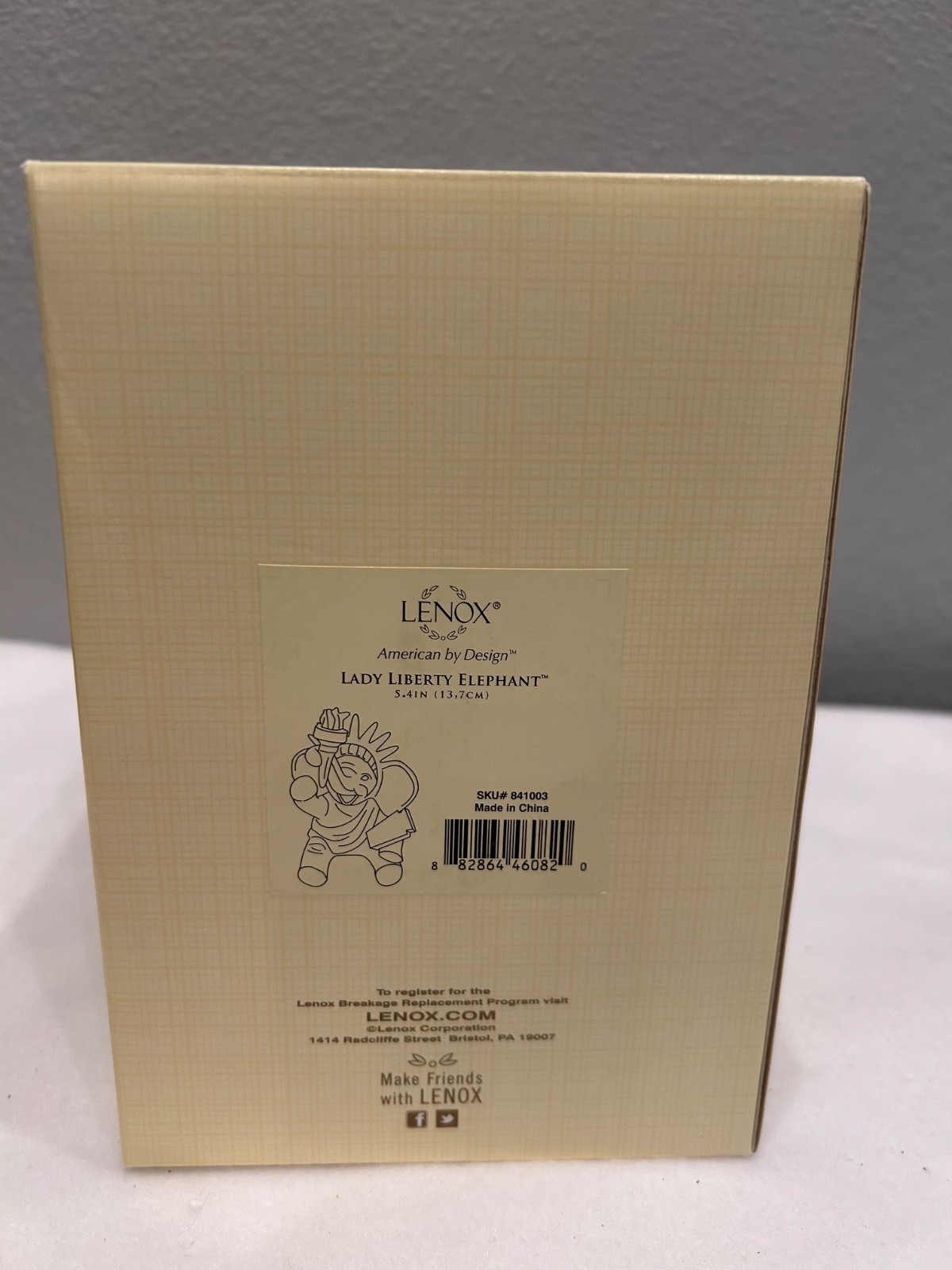 Lenox Lady Liberty Elephant
