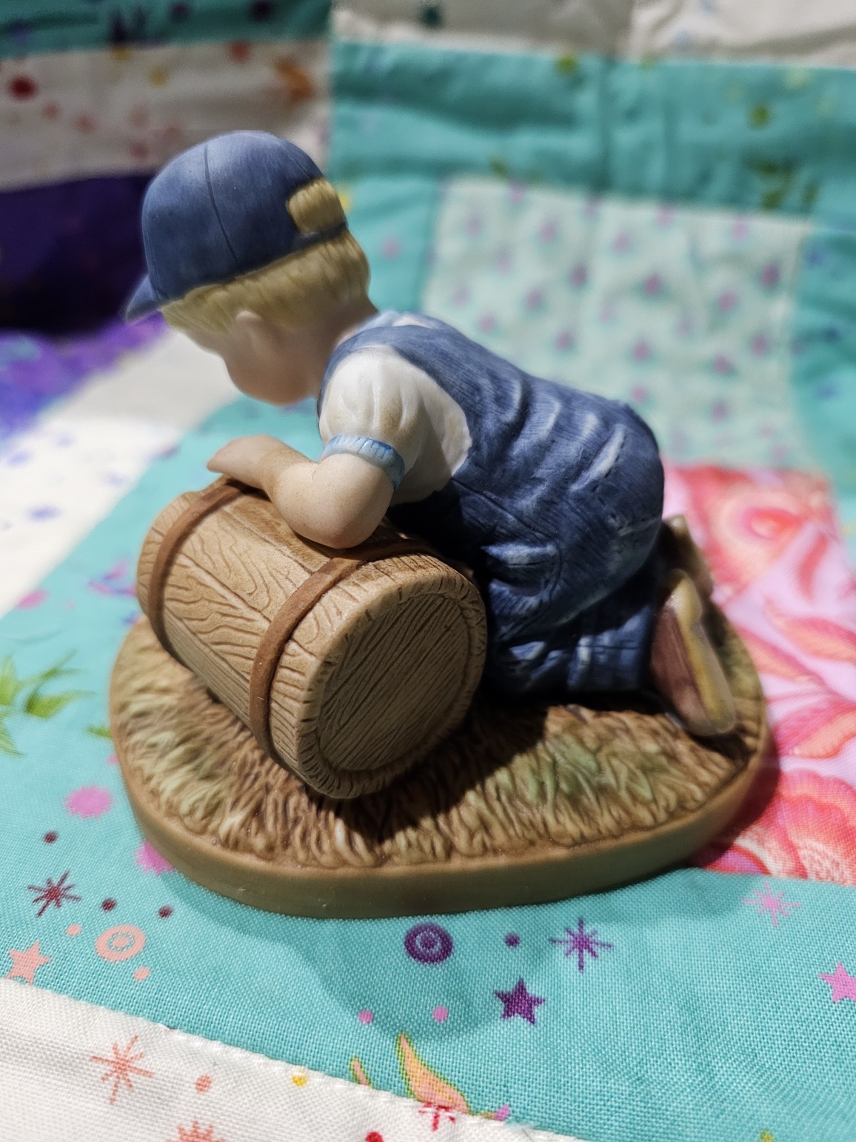 Country Store Little Farmers Ceramic Collectible Figurine Limited Edition 1983