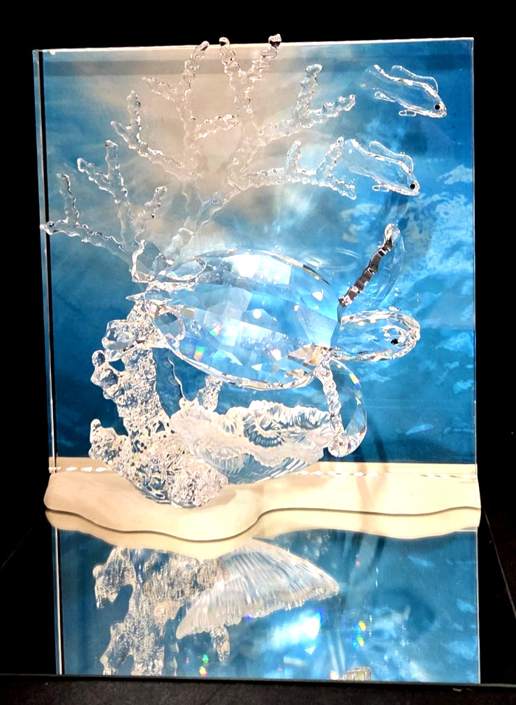 Swarovski Crystal Wonders of the Sea ETERNITY IN ORIGINAL BOX & MIRROR RETIRED