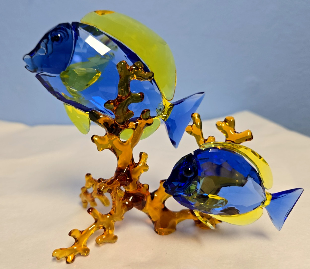 2016 Swarovski Crystal Exotic Fish Doctorfish Couple #5223194 Retired STUNNING