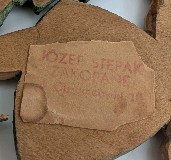 Polish Zakobane Folk Art Jozef Stepak Linden Wood Traditional Dancers Decor