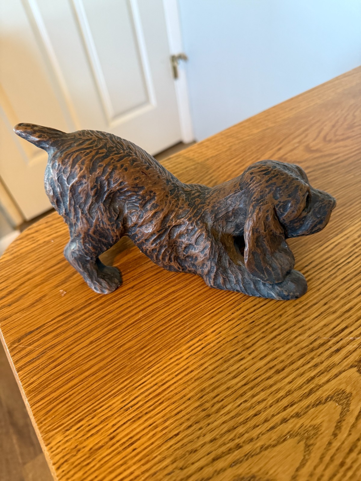 Vintage Woodcast Wood-look Heavy Composite Made in USA Springer Spaniel
