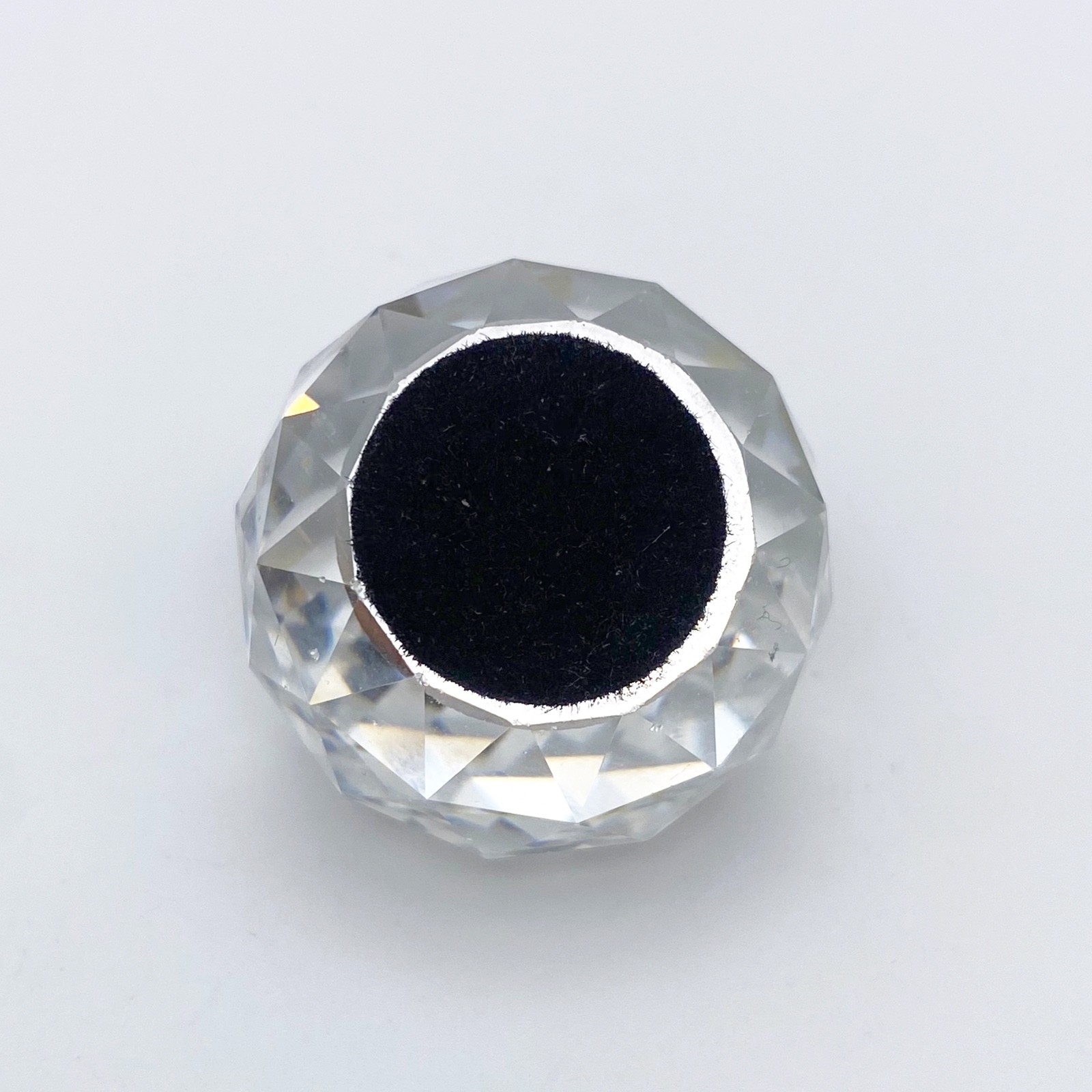Disney Mickey Mouse Swarovski Crystal Ball Faceted Prism Paperweight