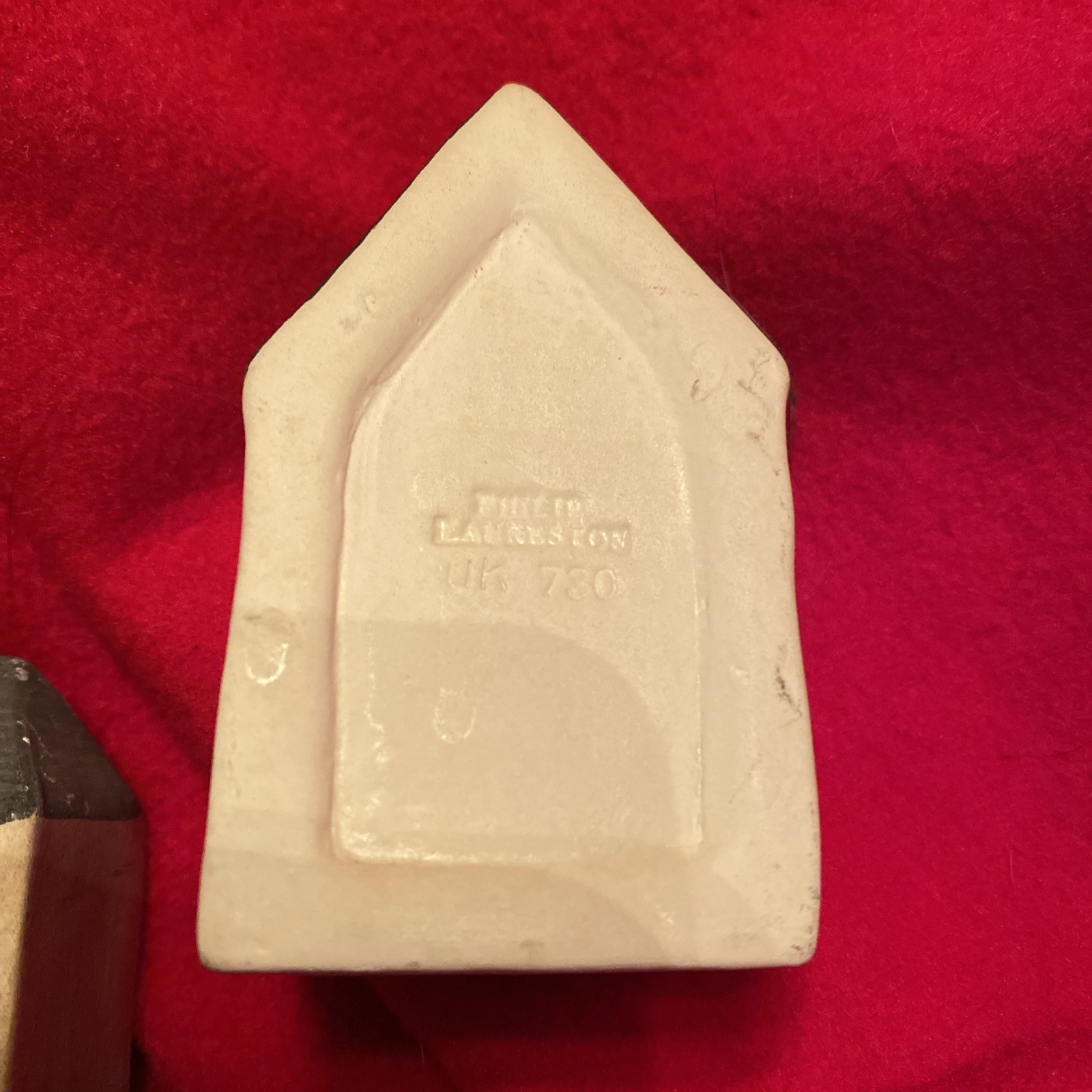 Lot of 2 Vtg Philip Laureston Pottery England Miniature Village Houses