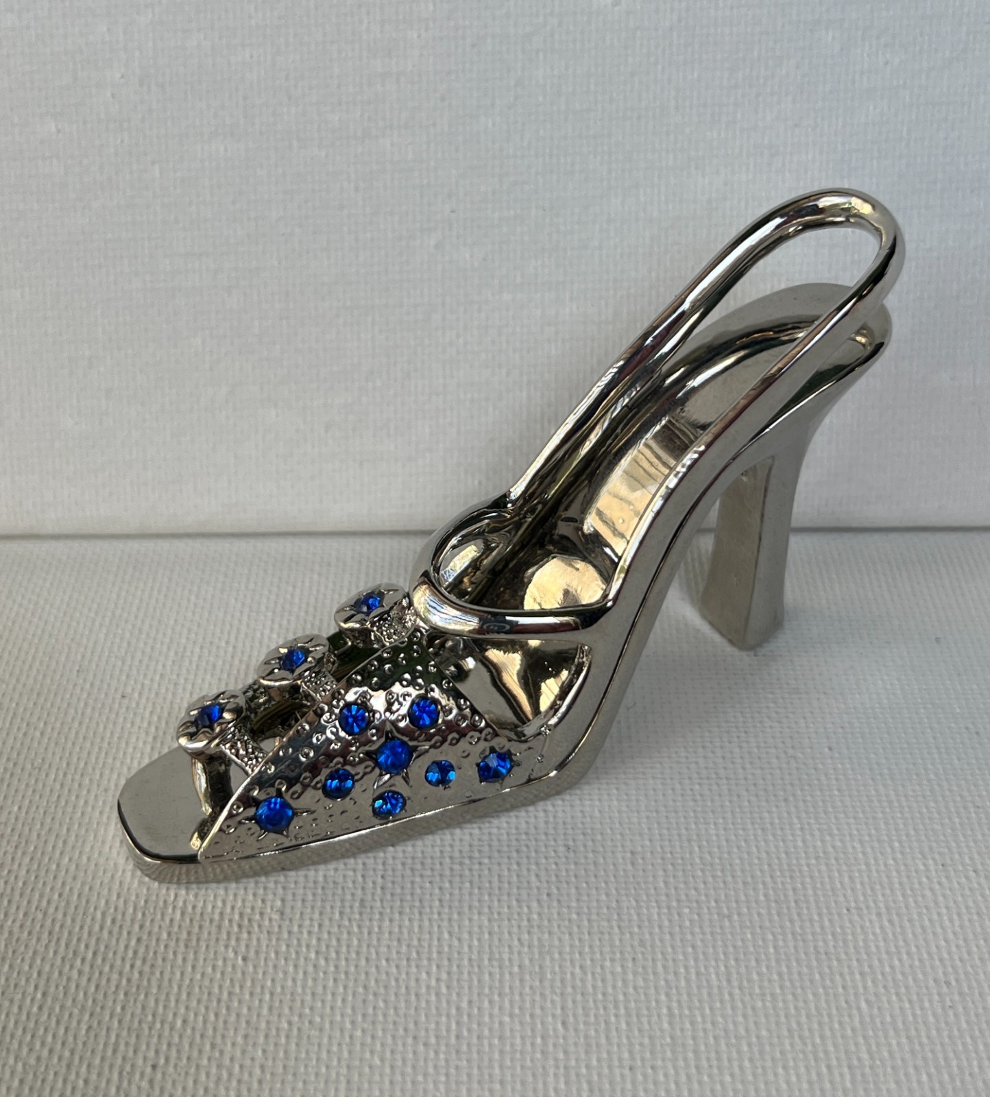 Keren Kopal Lady Shoe Trinket -Gold Plated, Austrian Crystals