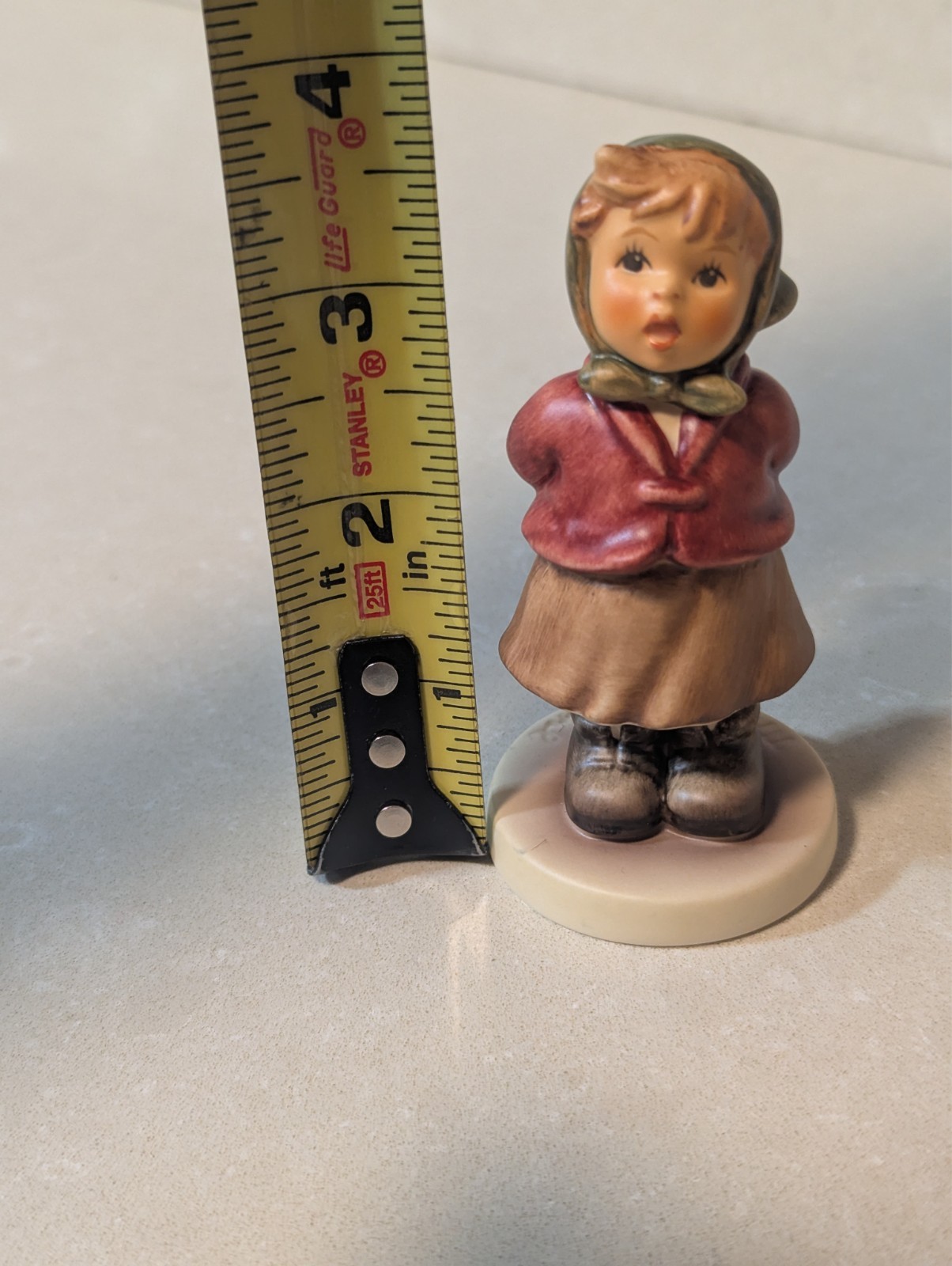 goebel hummel figurine #2181, “Clear as a Bell”, 2002, Height approx 3.50″, TMK5