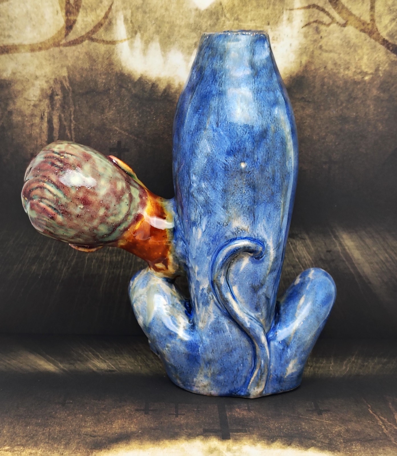 “The Afterlife’s Worst Mix-Up” – Original Handmade Ceramic Figurine Gothic Decor