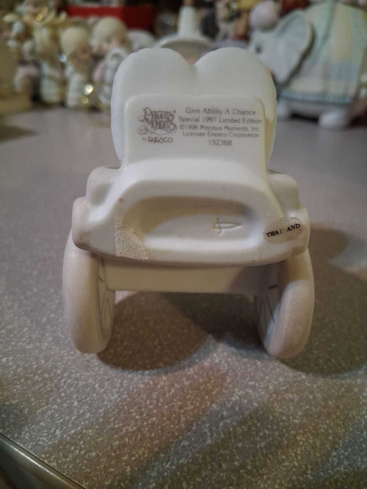 Precious Moments “Give Ability a Chance” Wheelchair / Basketball Figure – 192368