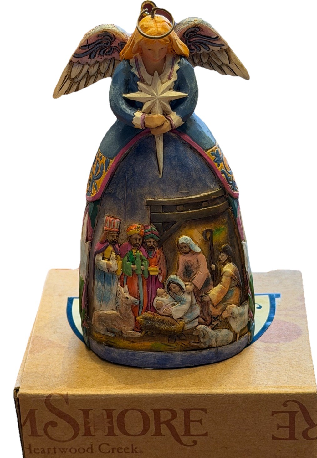 Jim Shore 2006 Heartwood Creek Angel Nativity Dress 4.5″ C4005767 Ornament