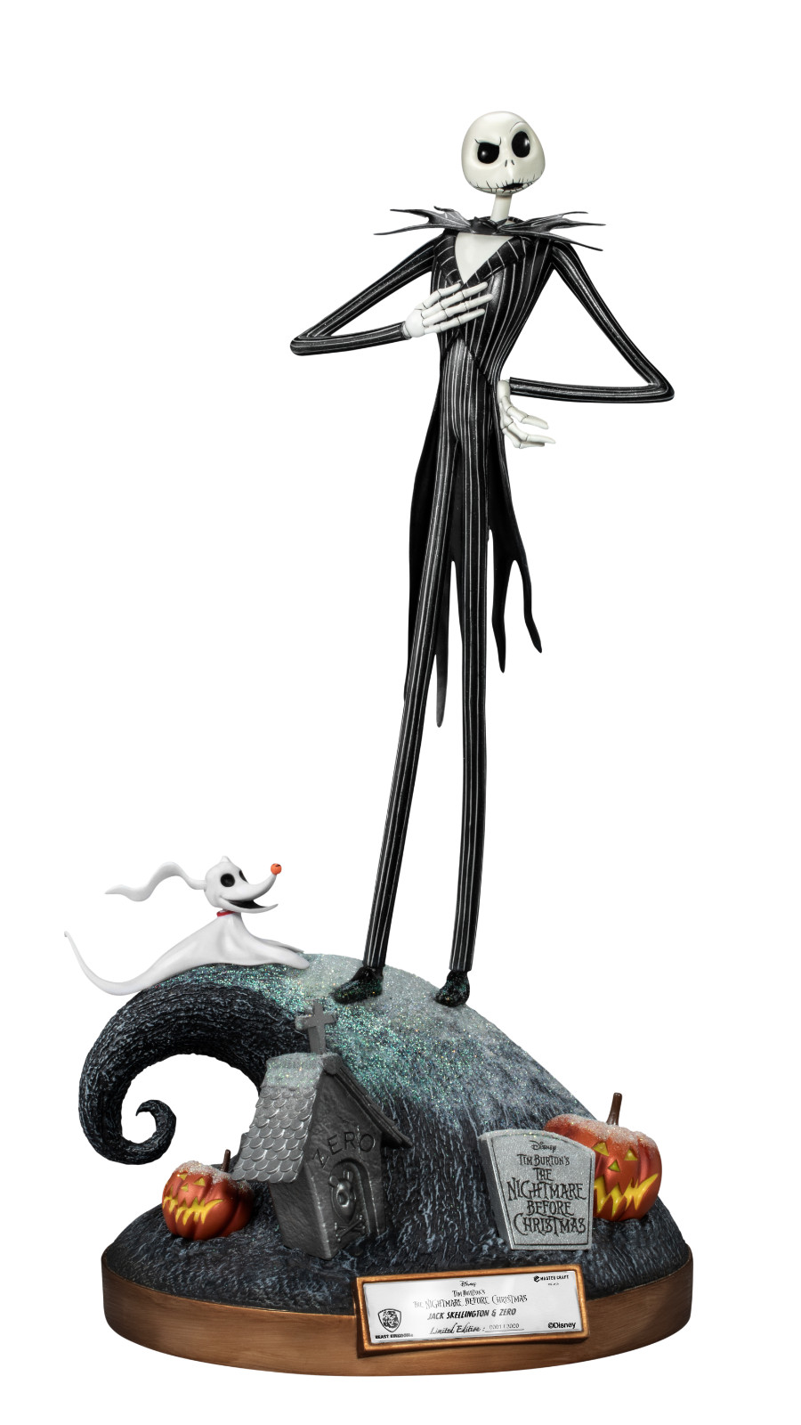 MC-076 The Nightmare Before Christmas Master Craft Jack Skellington & Zero