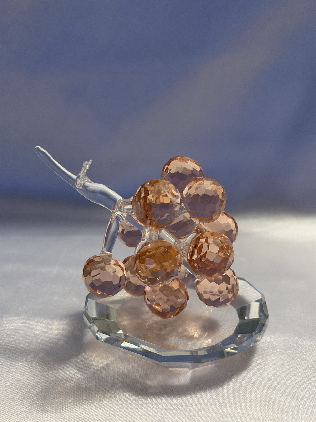 “Grapes” (Crystal Grapes Figurine)Part of the Sparkling Fruit Collection