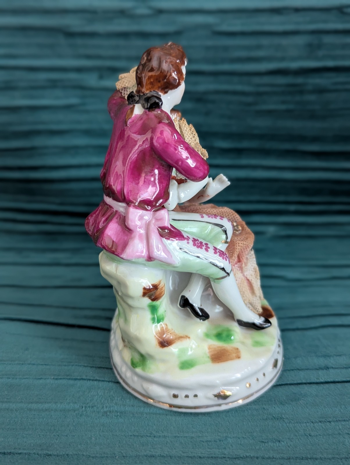 mid‑20th‑century European lace‑porcelain reproduction, Dresden/Capodimonte Style