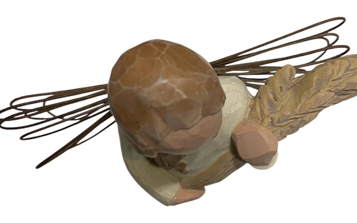 Willow Tree ANGEL OF AUTUMN Fall Wheat Sheaf Demdaco Susan Lordi 5” 2001