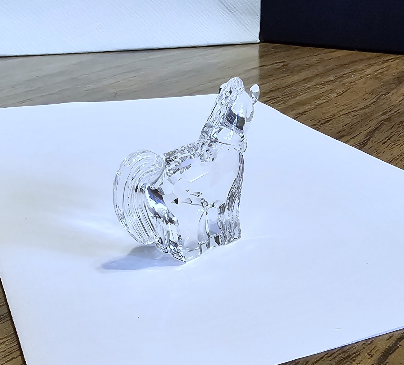 🐴 Swarovski Crystal 2002 “Chinese Zodiacs”, Small, Pony / Horse Figurine, Box