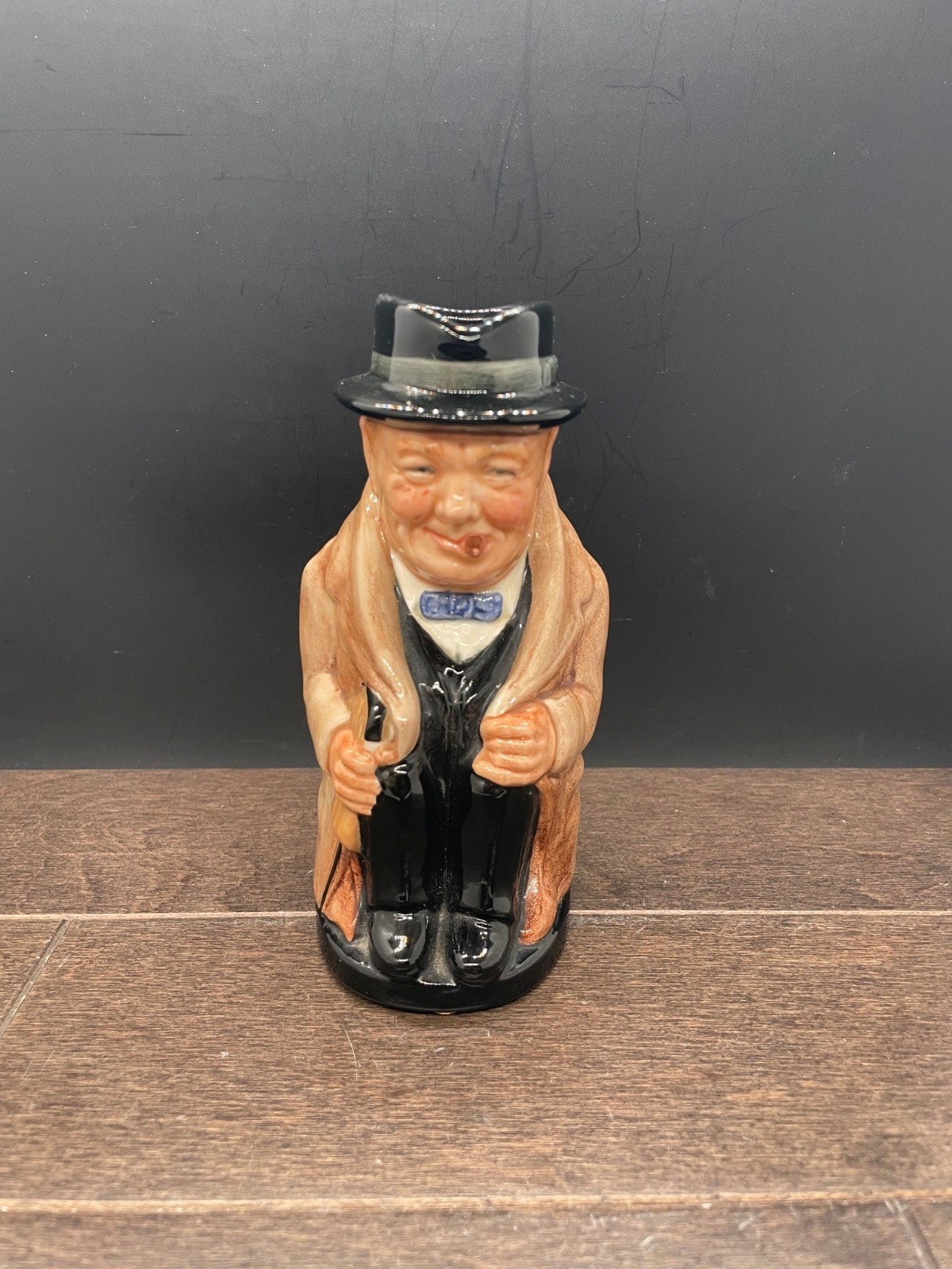 Vintage Royal Doulton Winston Churchill Toby Mug Cream Pitcher Jug, 5-1/2″