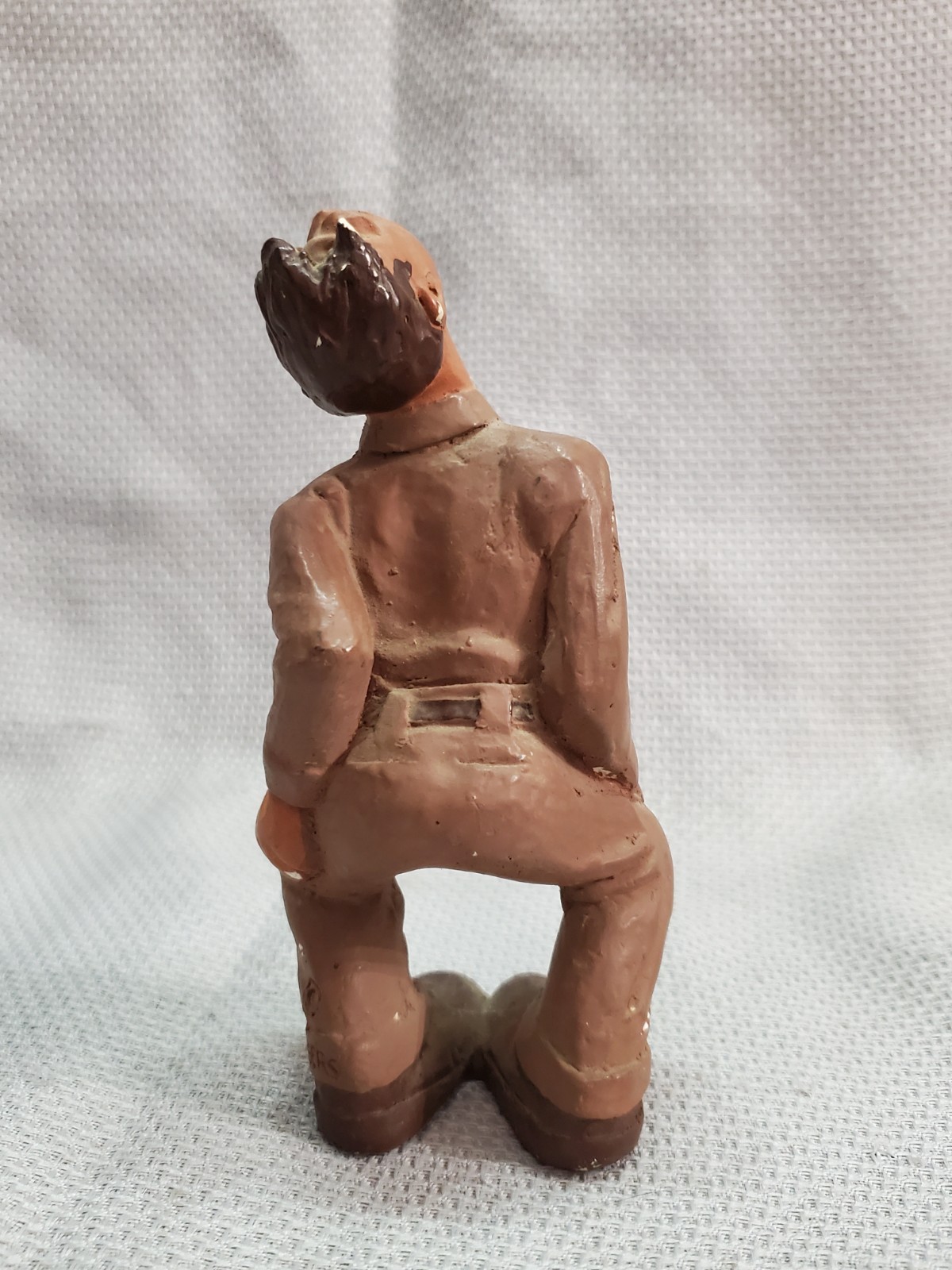 1940’s L.L. Rittgers Authentic Vtg Trio Boxing Figurines Two Boxers & Referee