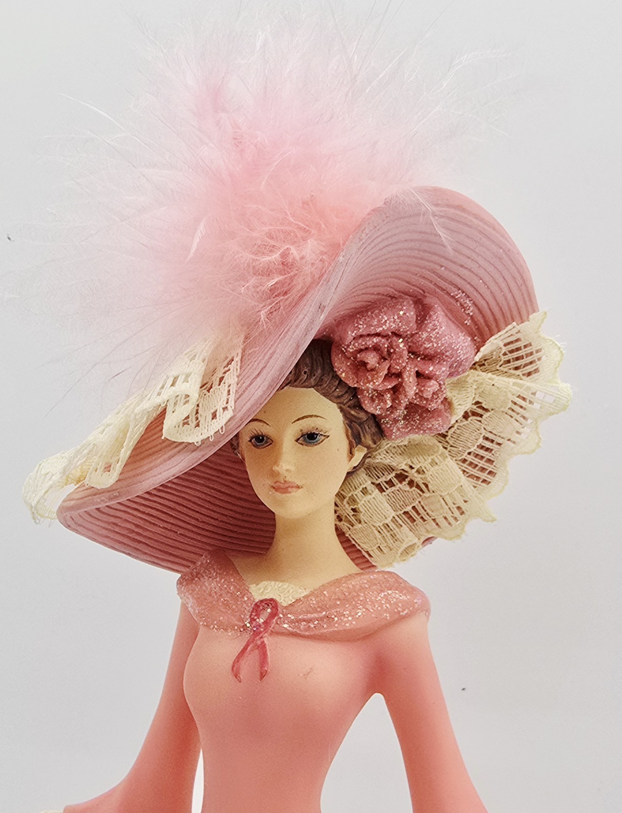 2007 Thomas Kinkade Hamilton Victorian Lady In Dress Figurine “A Vision Of Hope”