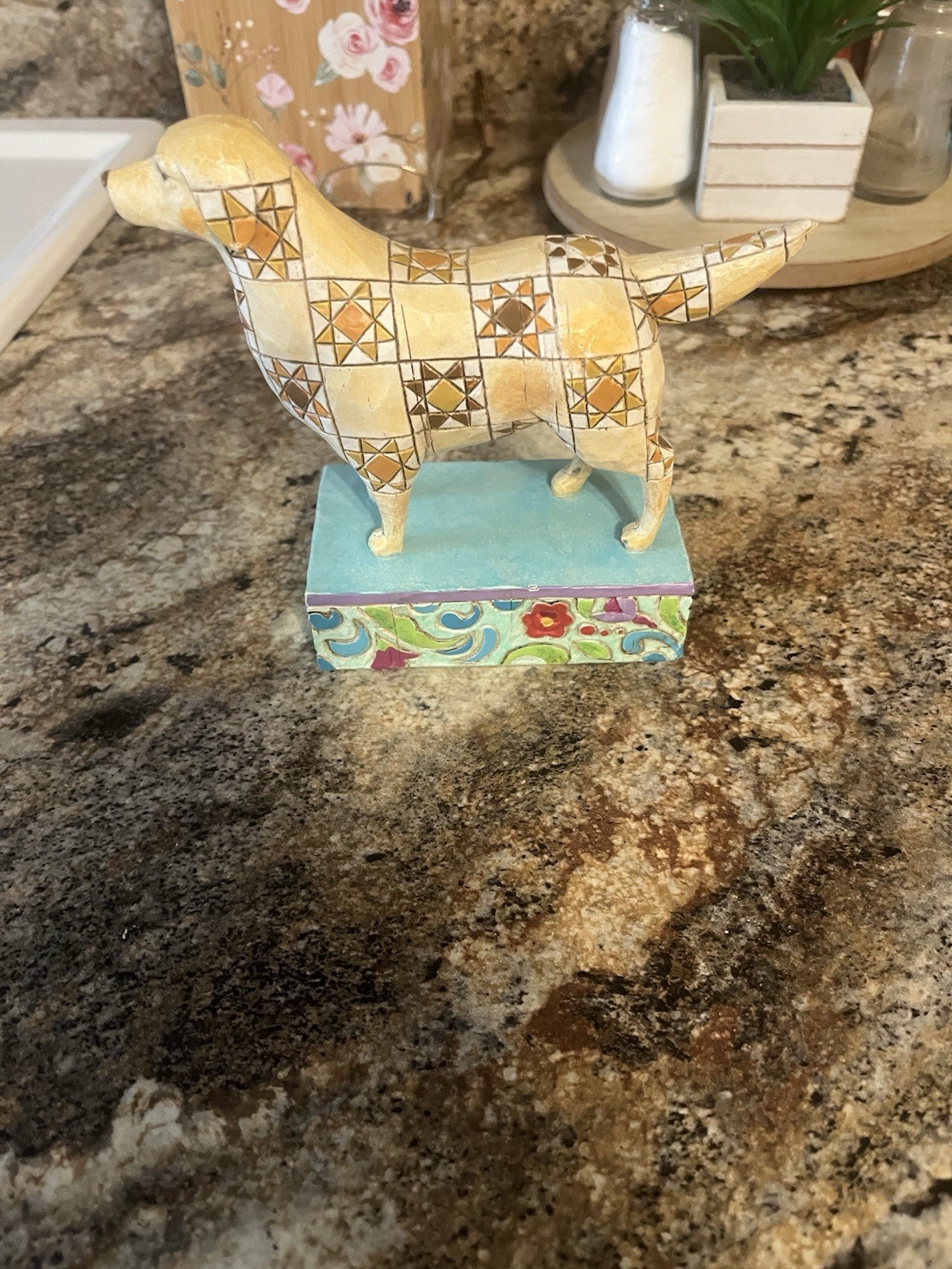 2005 Jim Shore Heartwood Creek “Ingot” Golden Retriever Dog Figurine