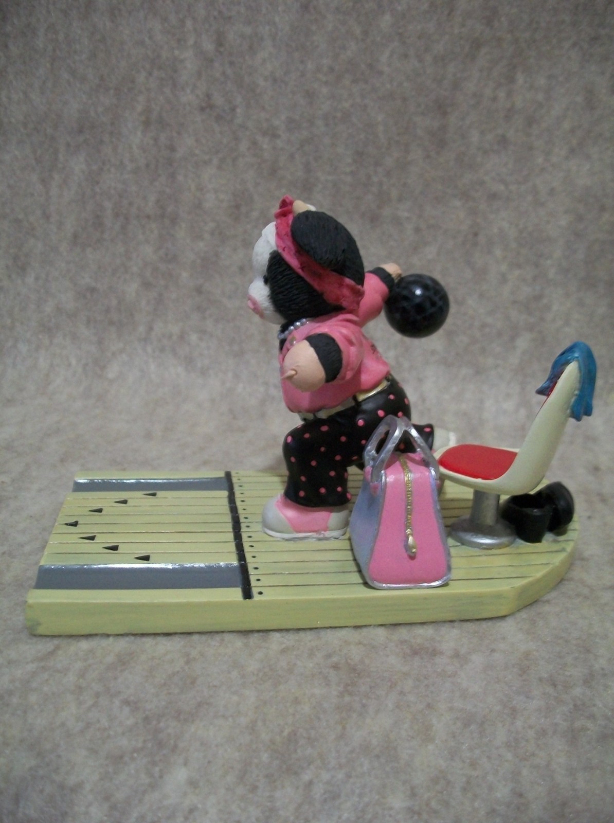 Give Me a Strike! – Bowling – Mary Moo Moo Cow Figurine