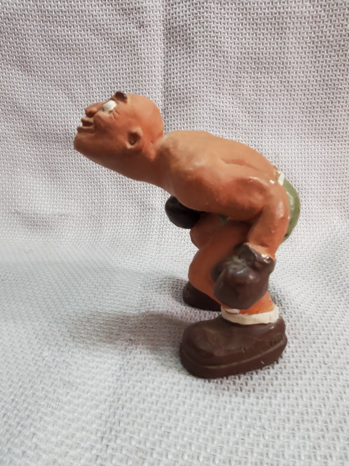 1940’s L.L. Rittgers Authentic Vtg Trio Boxing Figurines Two Boxers & Referee