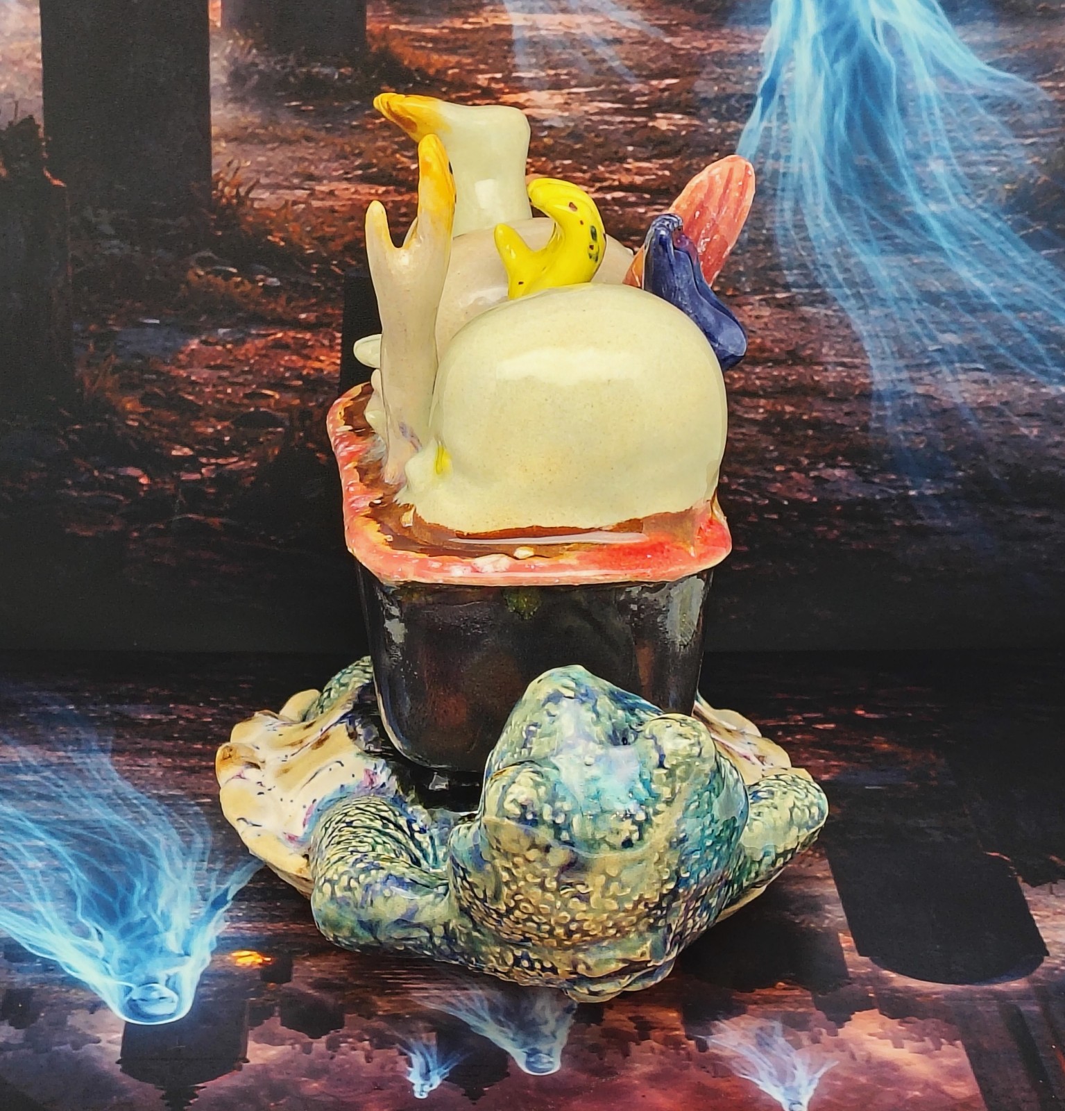 The Slowest Boat to Hell – Original Handmade Ceramic Figurine Horror Gothic