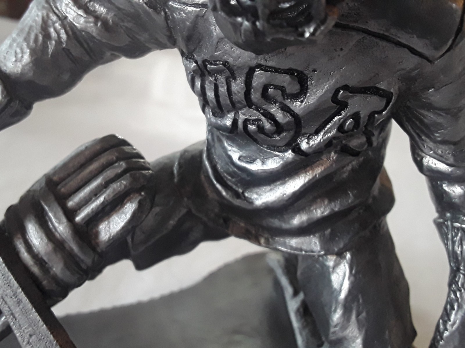Michael Ricker – SIGNED Olympic Hockey Goalie Sculpture – Pewter – Team USA #70