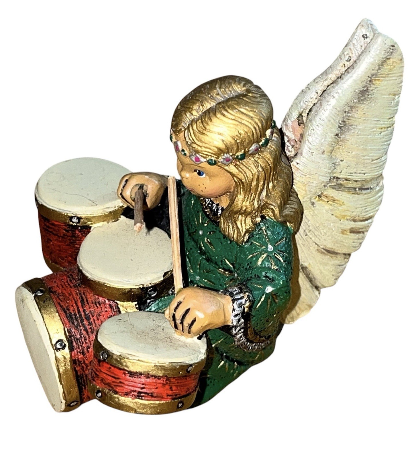 Vibtage 1996 Enesco Parastone Hippie Angel Band Figures (READ)