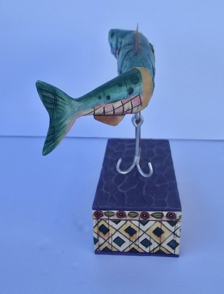 Jim Shore Heartwood Creek The Lure Of The Great Outdoors 2005 Fishing Fish
