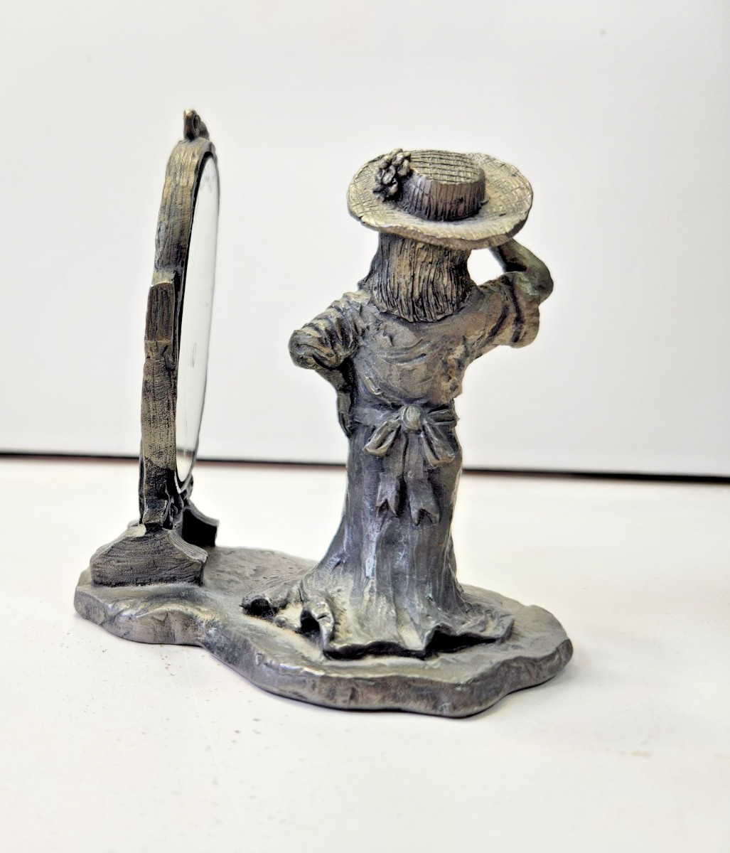 1980 VTG MICHAEL RICKER PEWTER “NANCY” #81/1000 WITH PAPERS