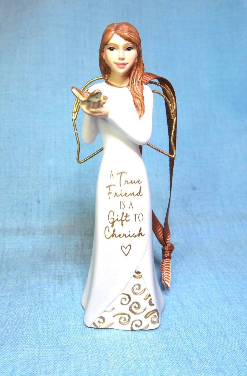 The Pavilion Gift Company Friend Angel Figurine #19599 A True Friend is a Gift