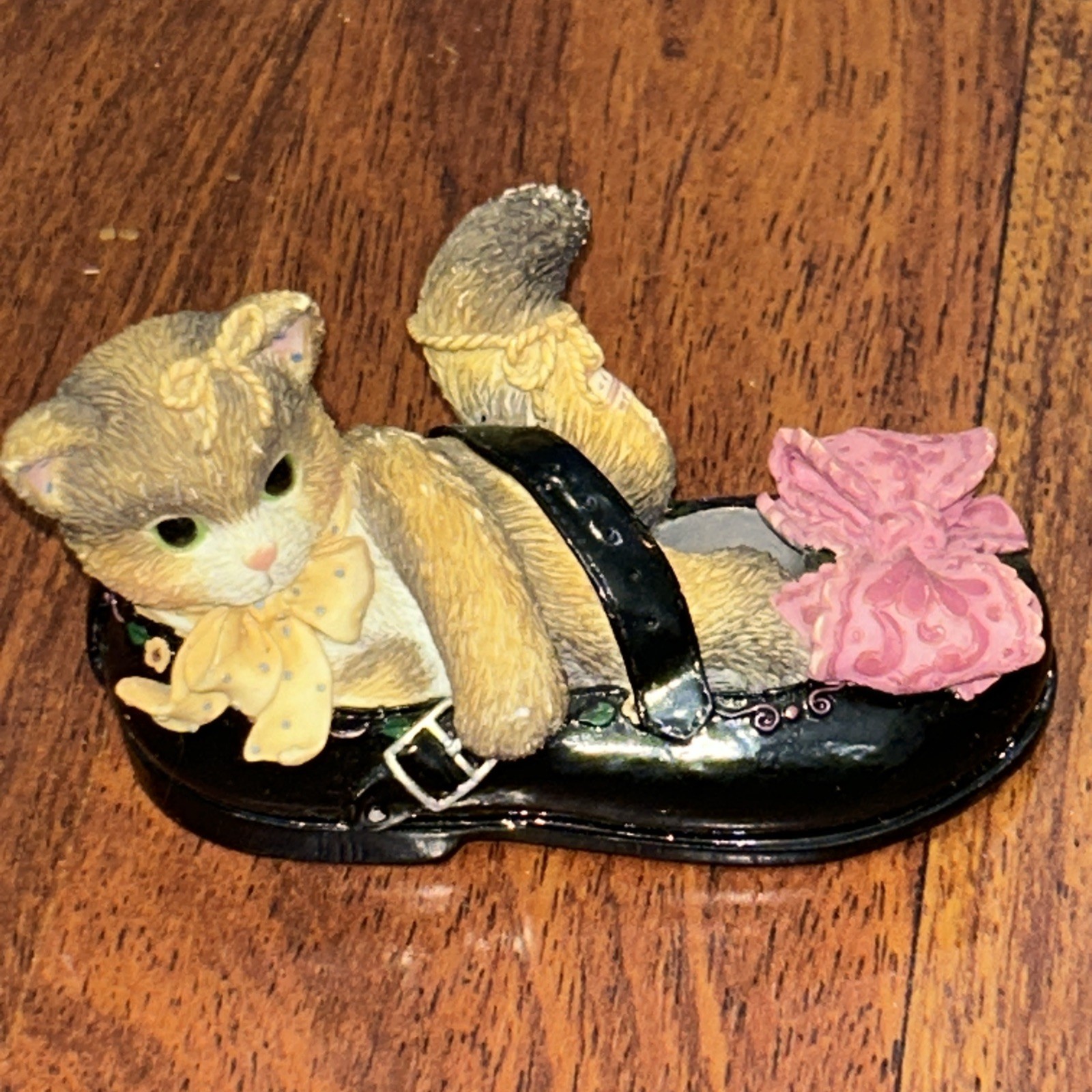 1997 Vintage Calico Kittens Figurine “I’ll Be There Every Step Of The Way” Cute