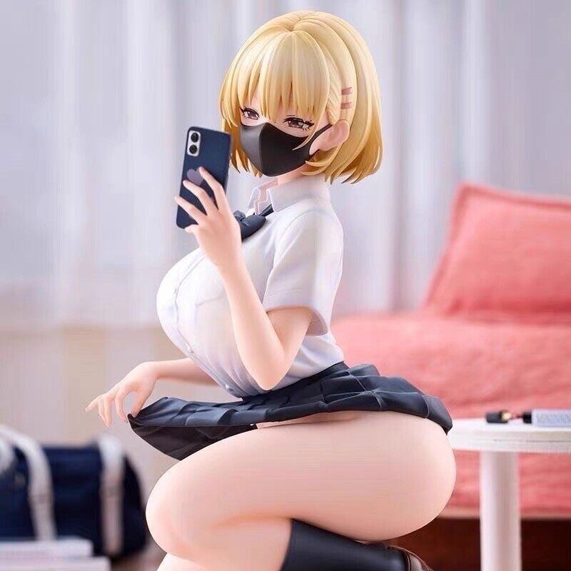 Hot, Anime Kneeling Mask Yuanzi 1/6 Scale Ver. PVC Figure Statue New No Box 15cm