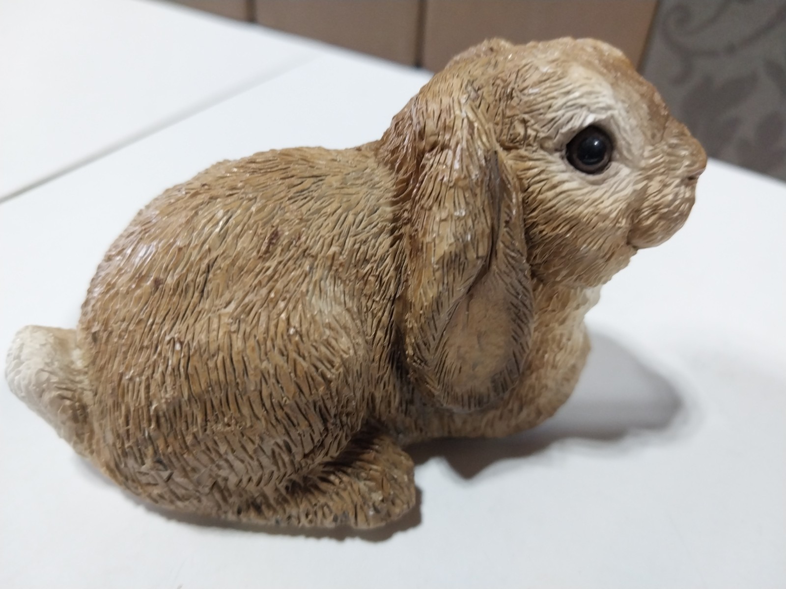 Stone Critters Baby Lop Eared Bunny Figurine