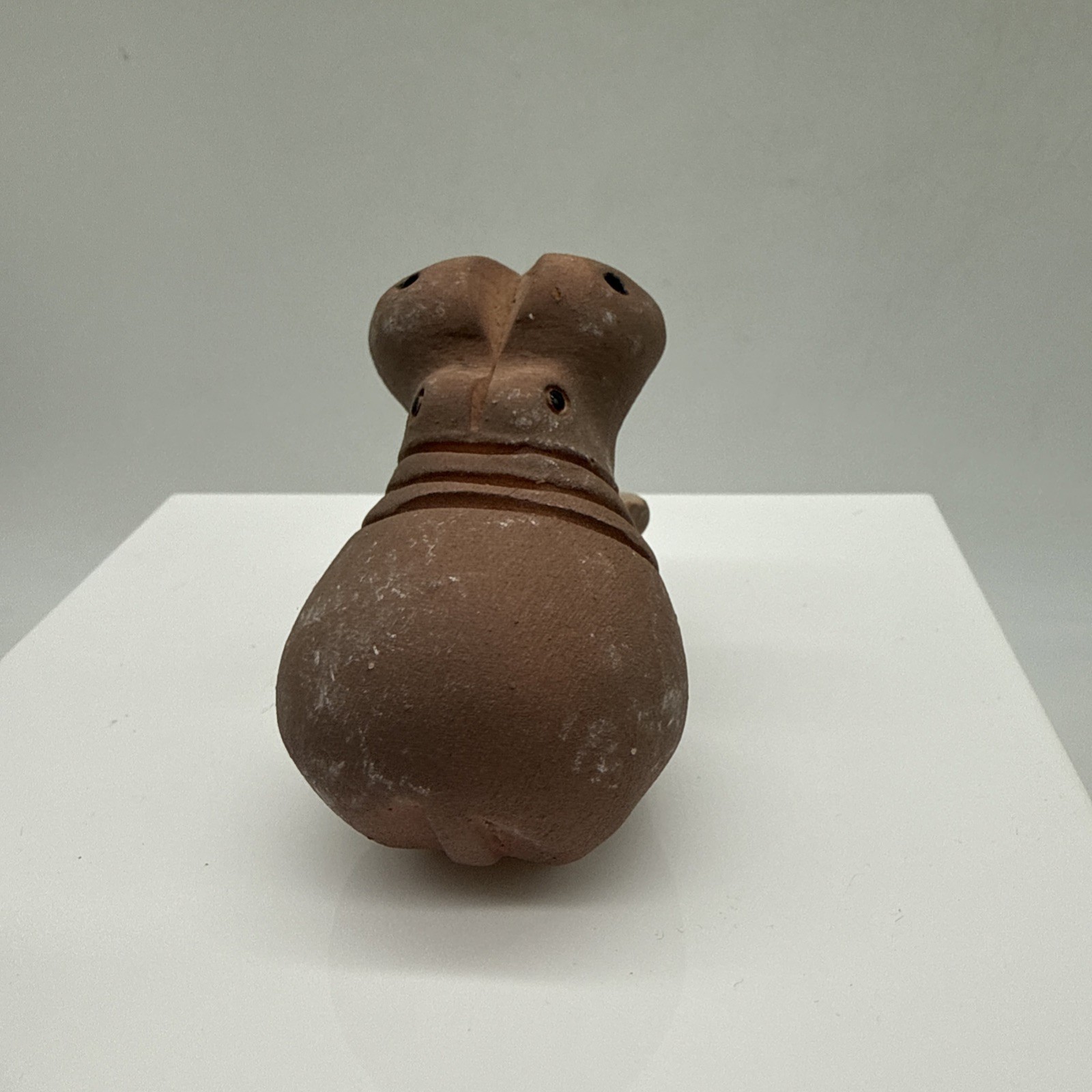 Vintage Artesania Rinconada Hippo Uruguay Ceramic Art Figurine ~2.5″