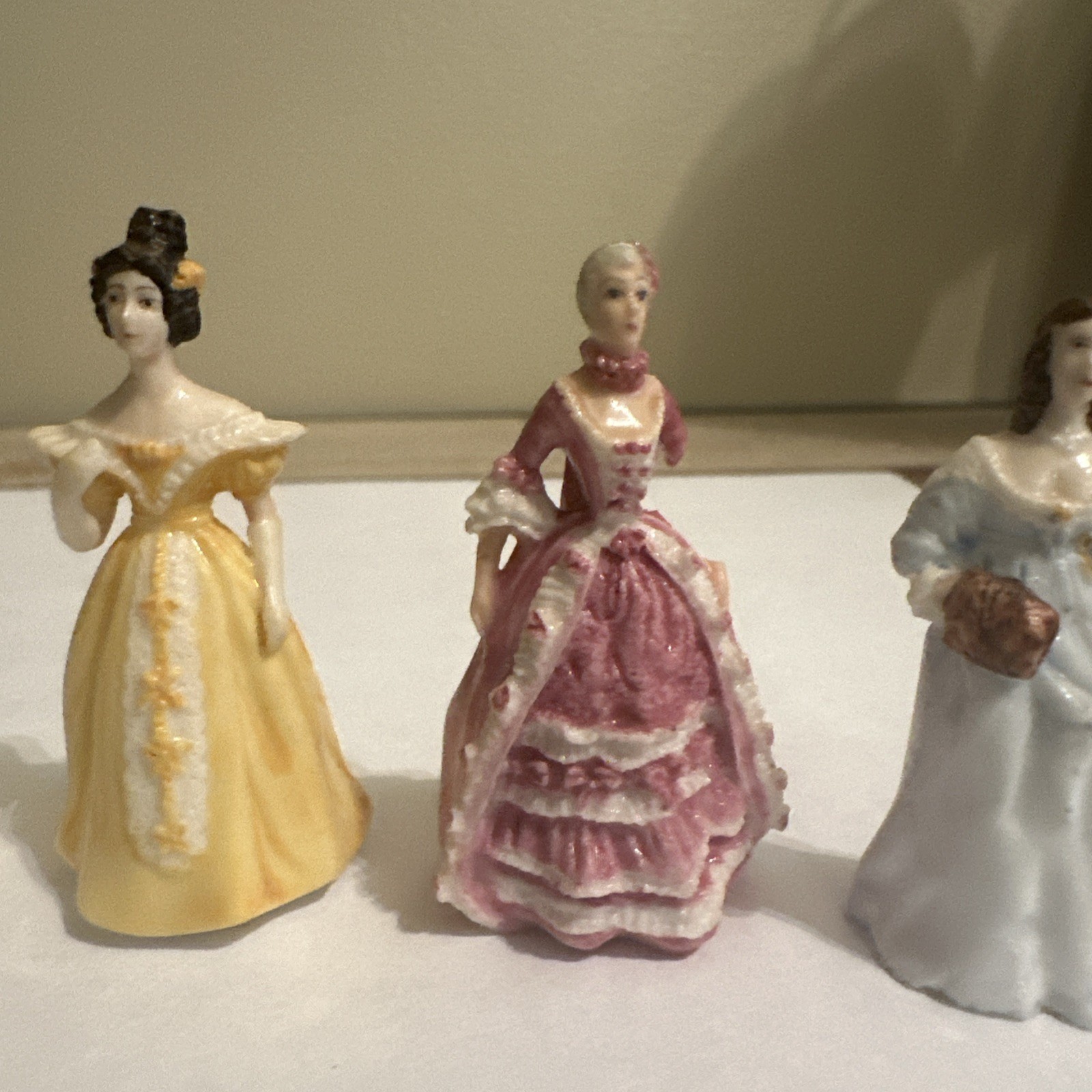Ladies of Fashion 1983 Franklin Mint 6 Miniature Figurines – Catherine, Sophia