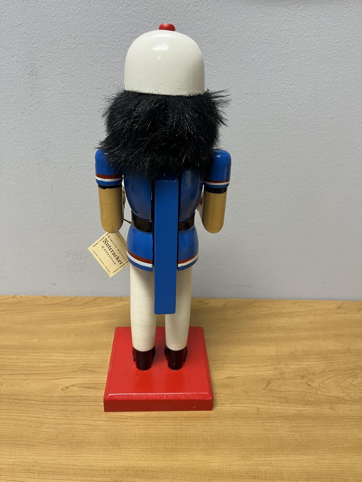 Limited Edition Nutcracker Baseball Player Figurine Red White Blue Holiday Decor