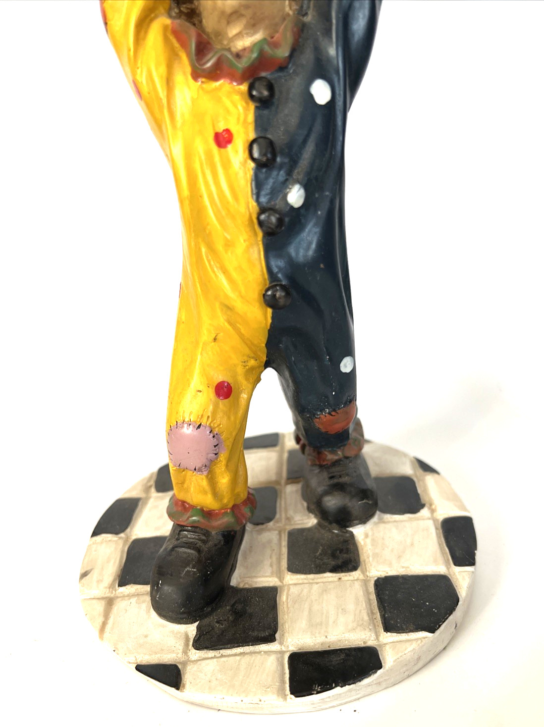 Vintage Happy Funny Clowning TST Circus Clowns Resin 15 1/2″ Tall Sculpture