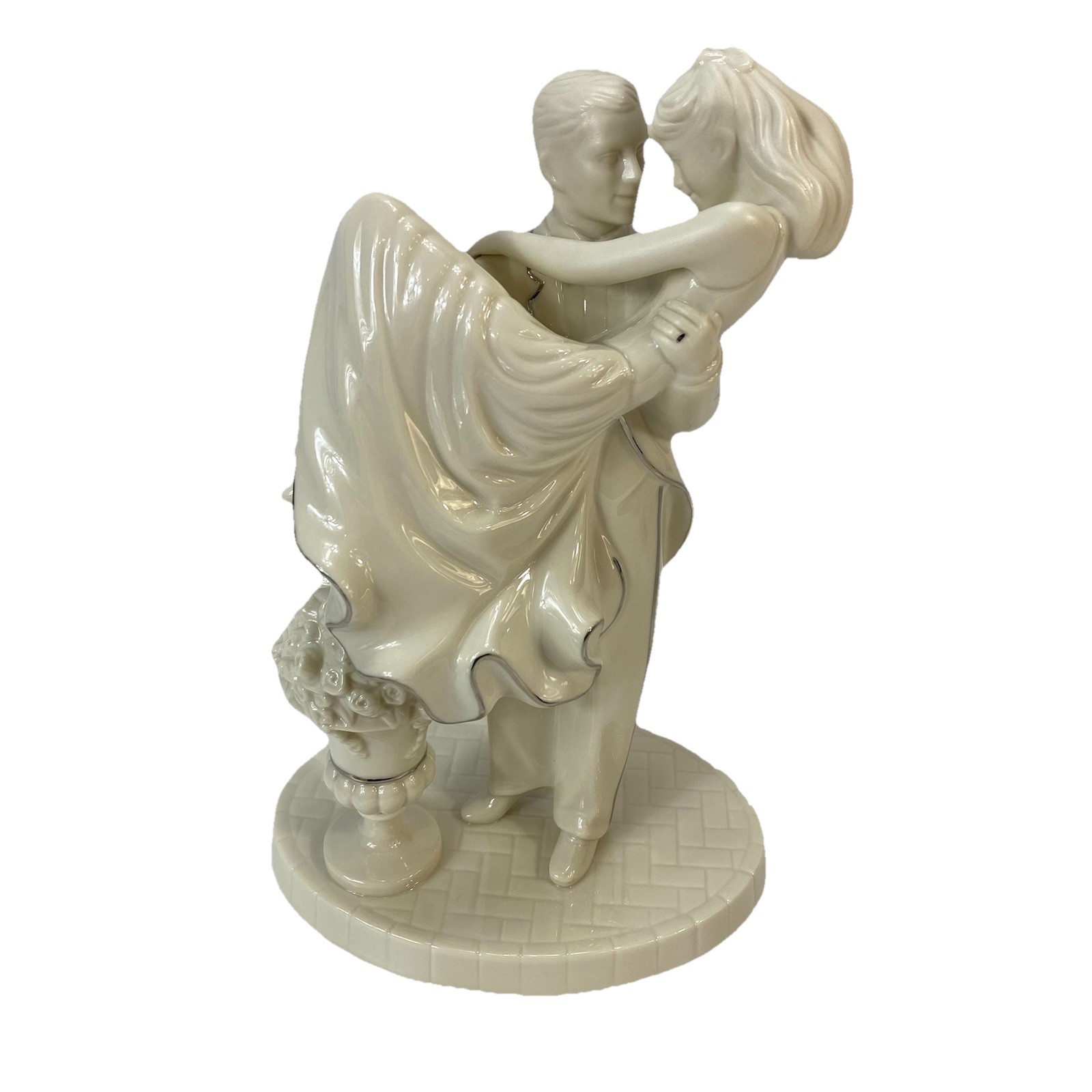 Vintage Lenox Wedding Promises “Swept Away” Porcelain Cake Topper