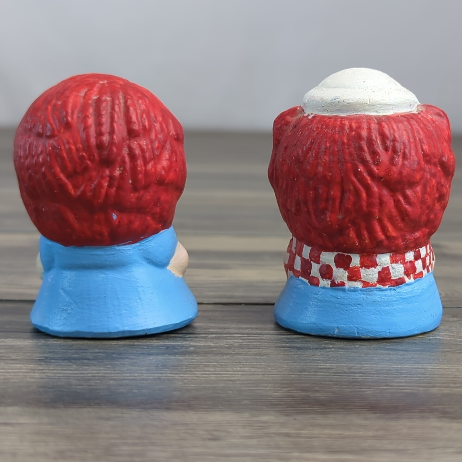 Raggedy Ann And Andy Figurines 2.75 in Collectors Unbranded Set of 2