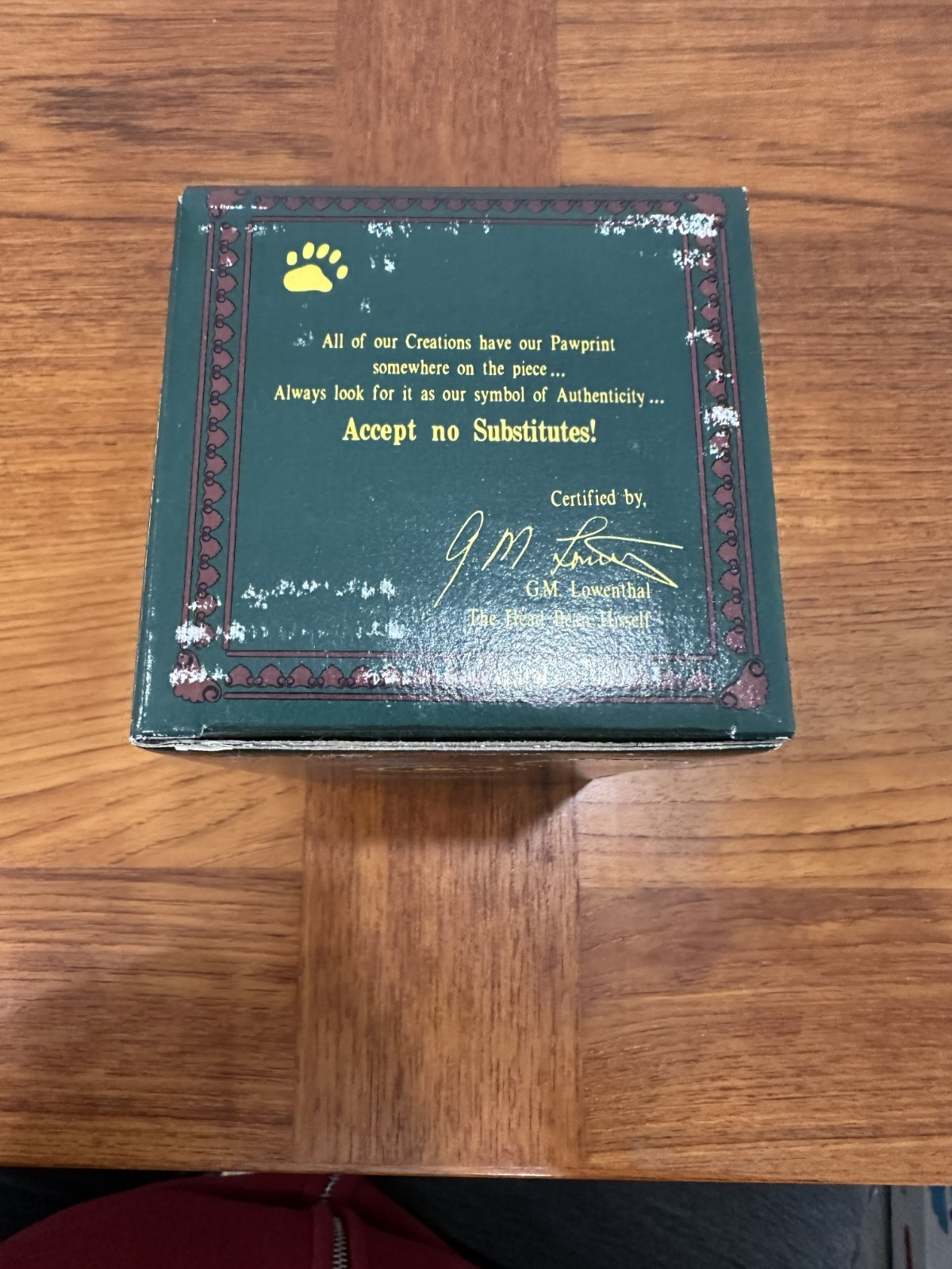 Boyds Bears Uncle Elliot The Head Bean Wants You! Figurine #01996-21 CIB w/ COA